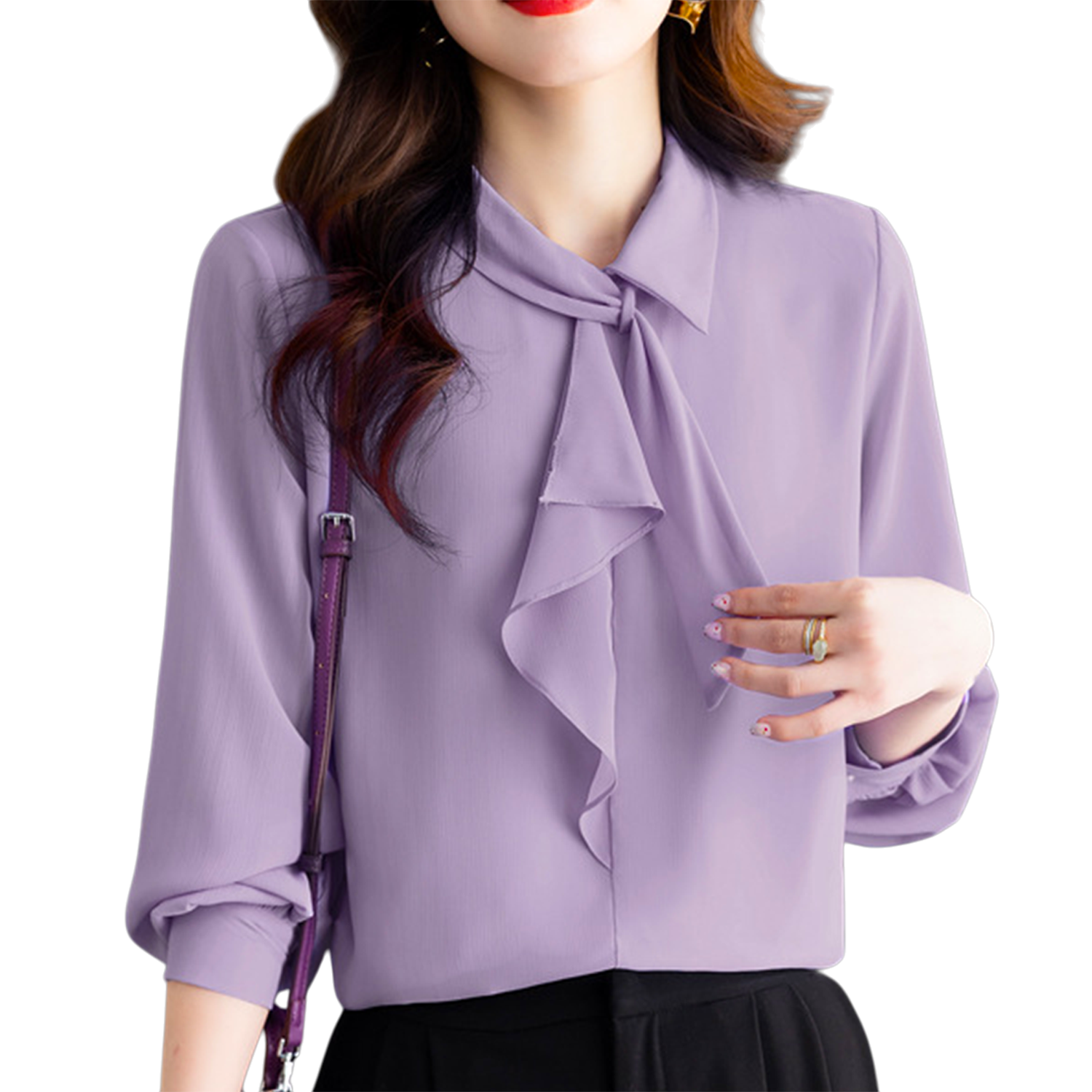 The Florence Ruffle Tie Blouse