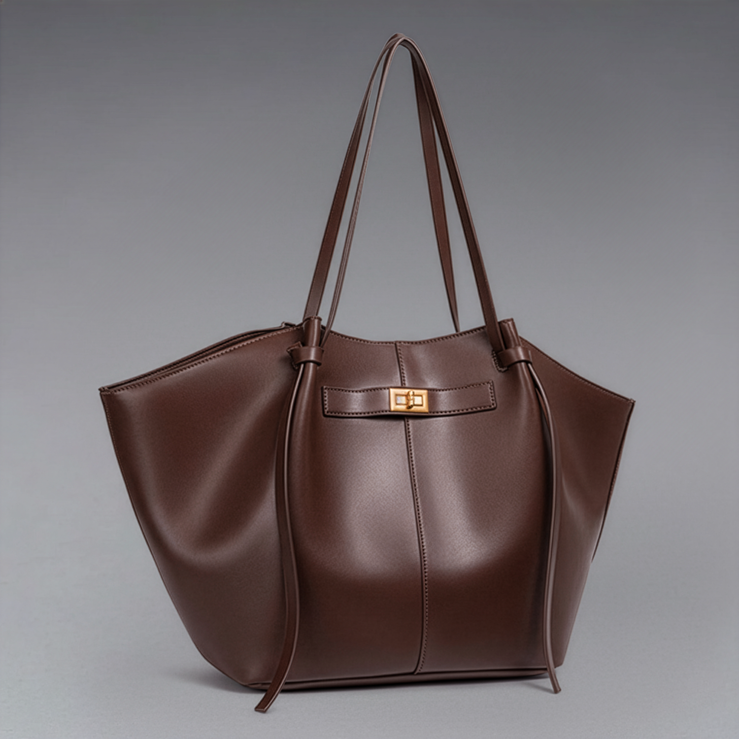 The Emilia Medium Leather Tote