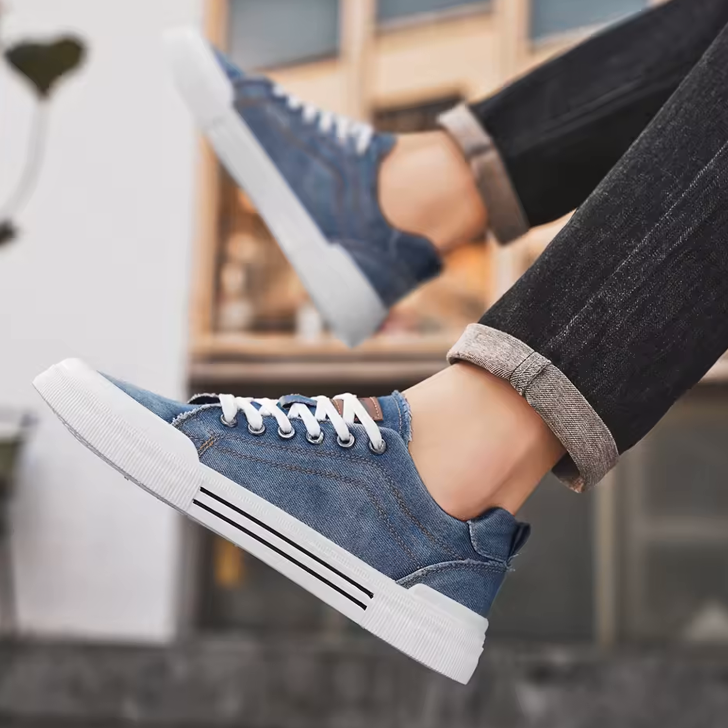 The Downtown Denim Sneakers