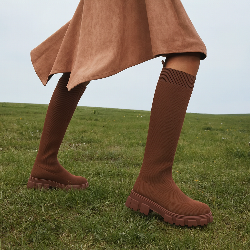 The Verdeon Knit Boots