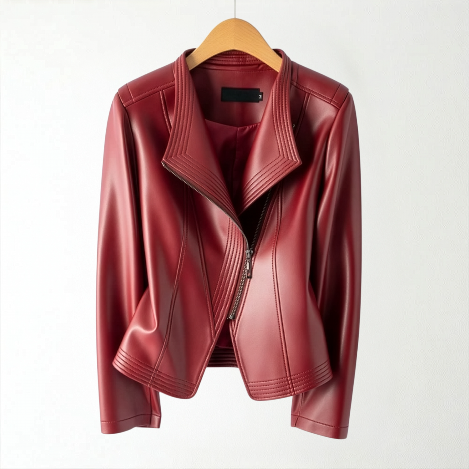 Clarisa Lambskin Leather Jacket