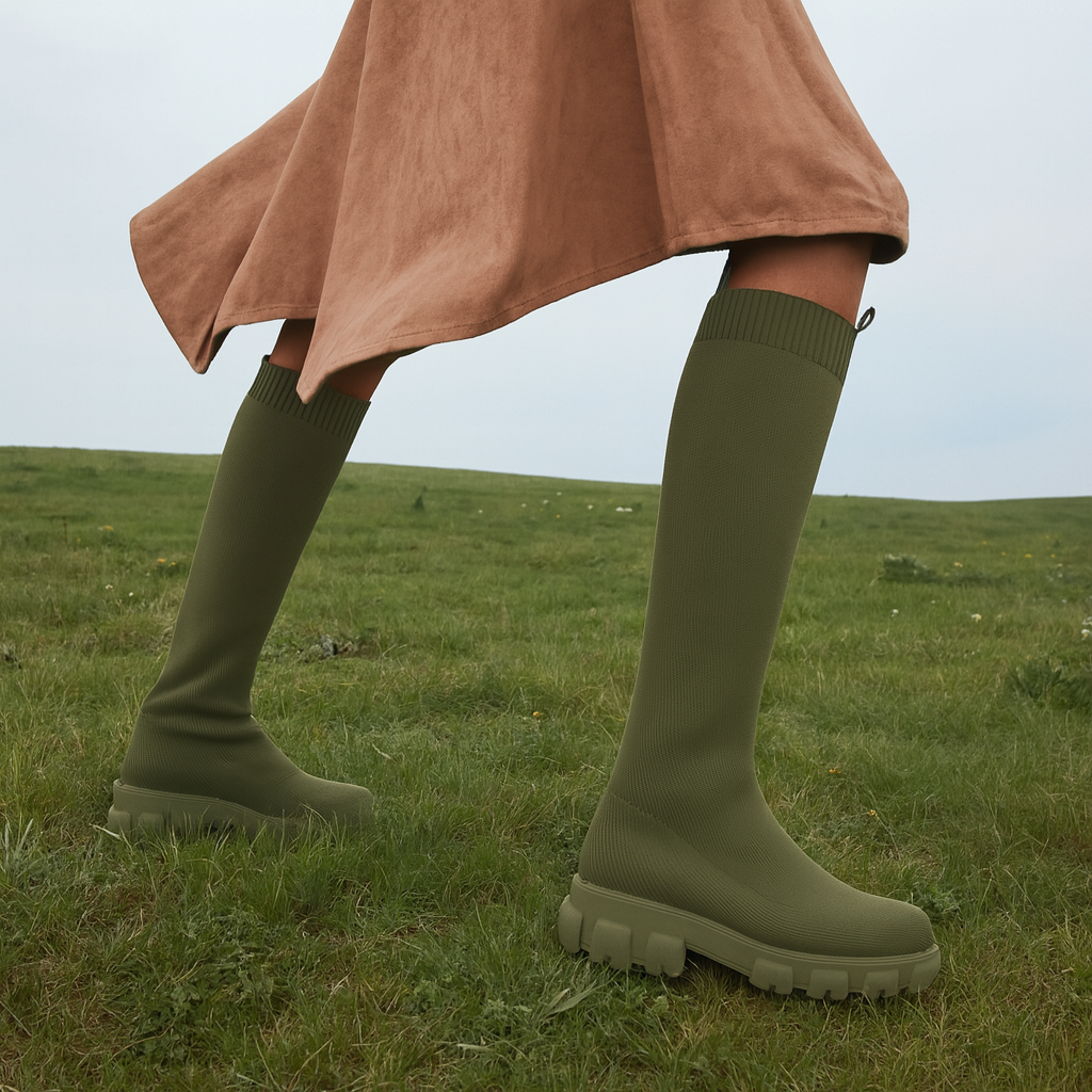 The Verdeon Knit Boots