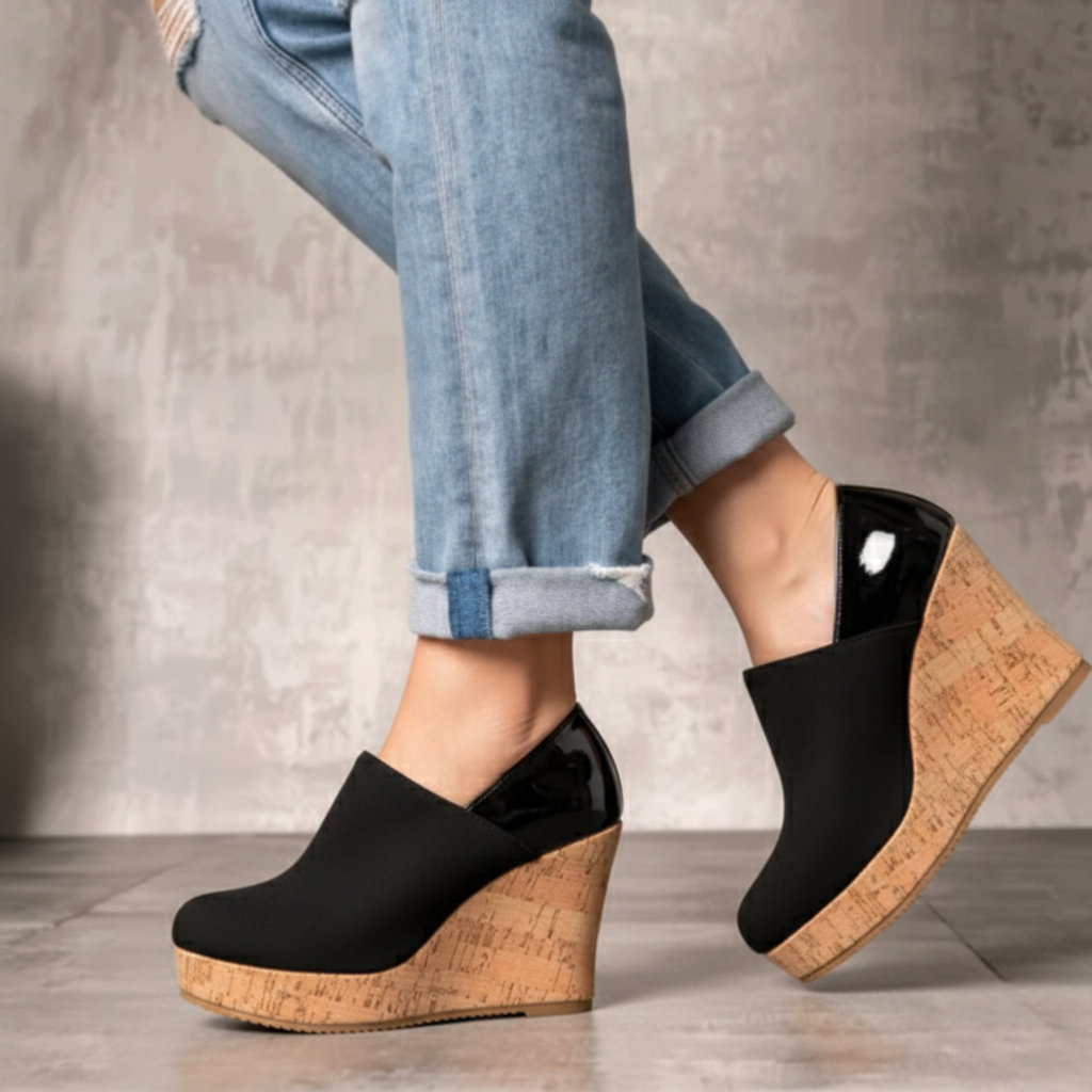 The Aria Cork Wedges