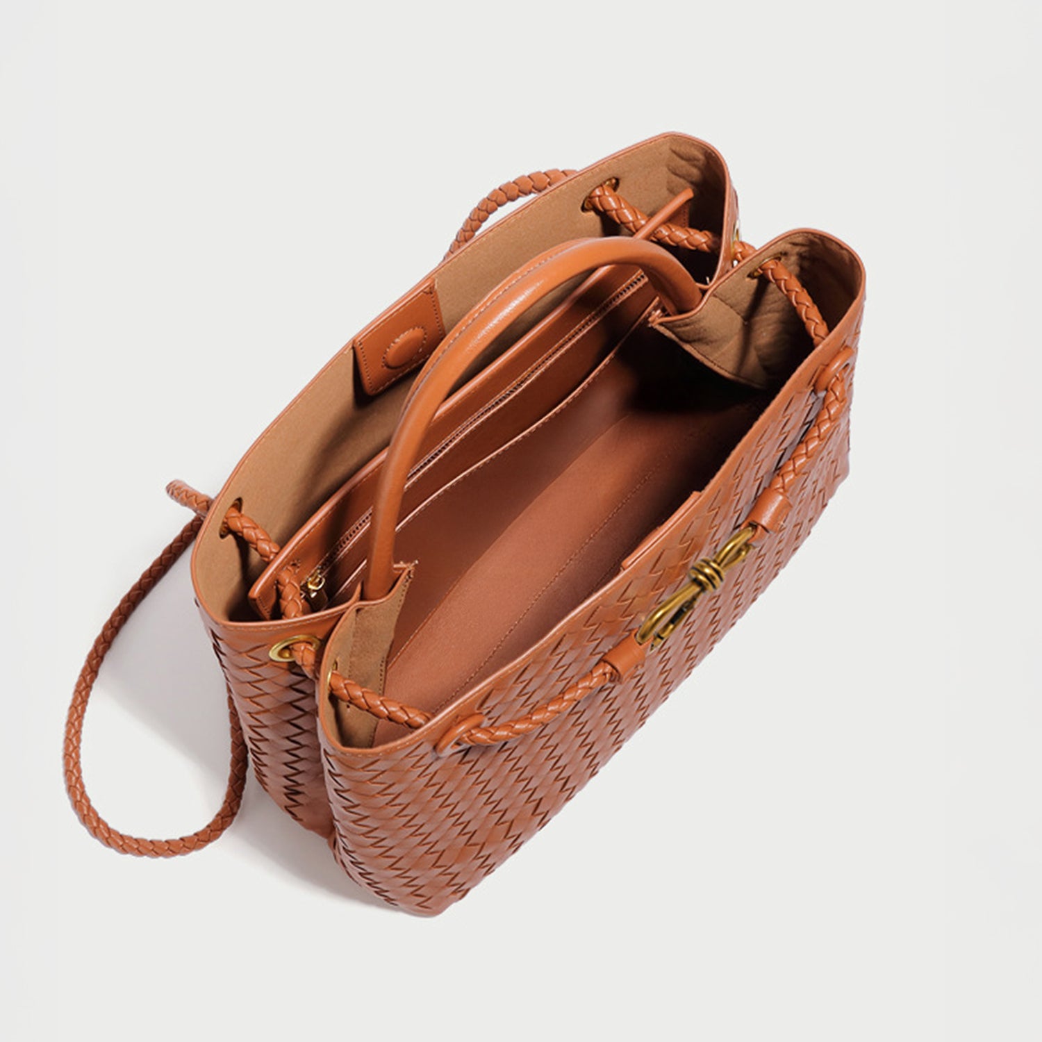 Valentina Woven Handle Bag