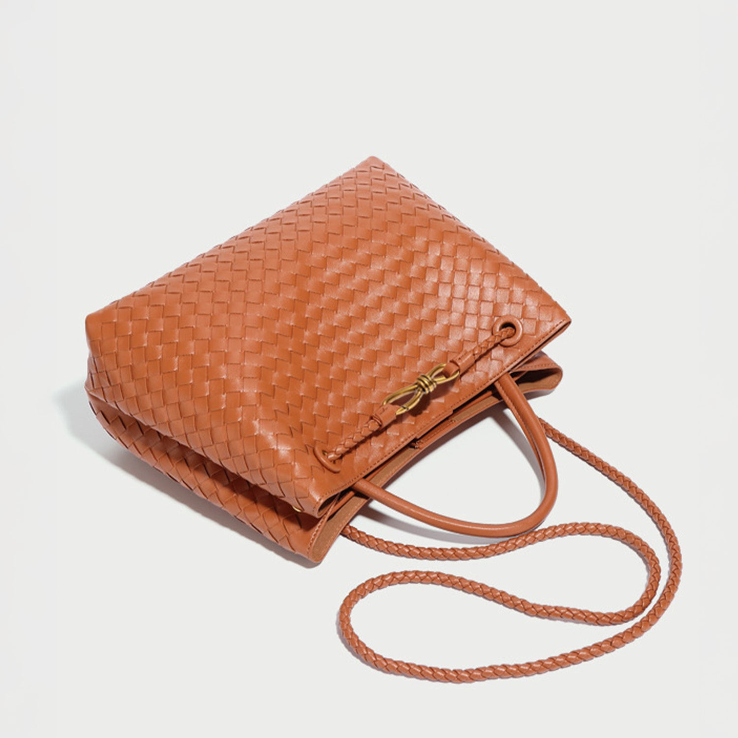 Valentina Woven Handle Bag