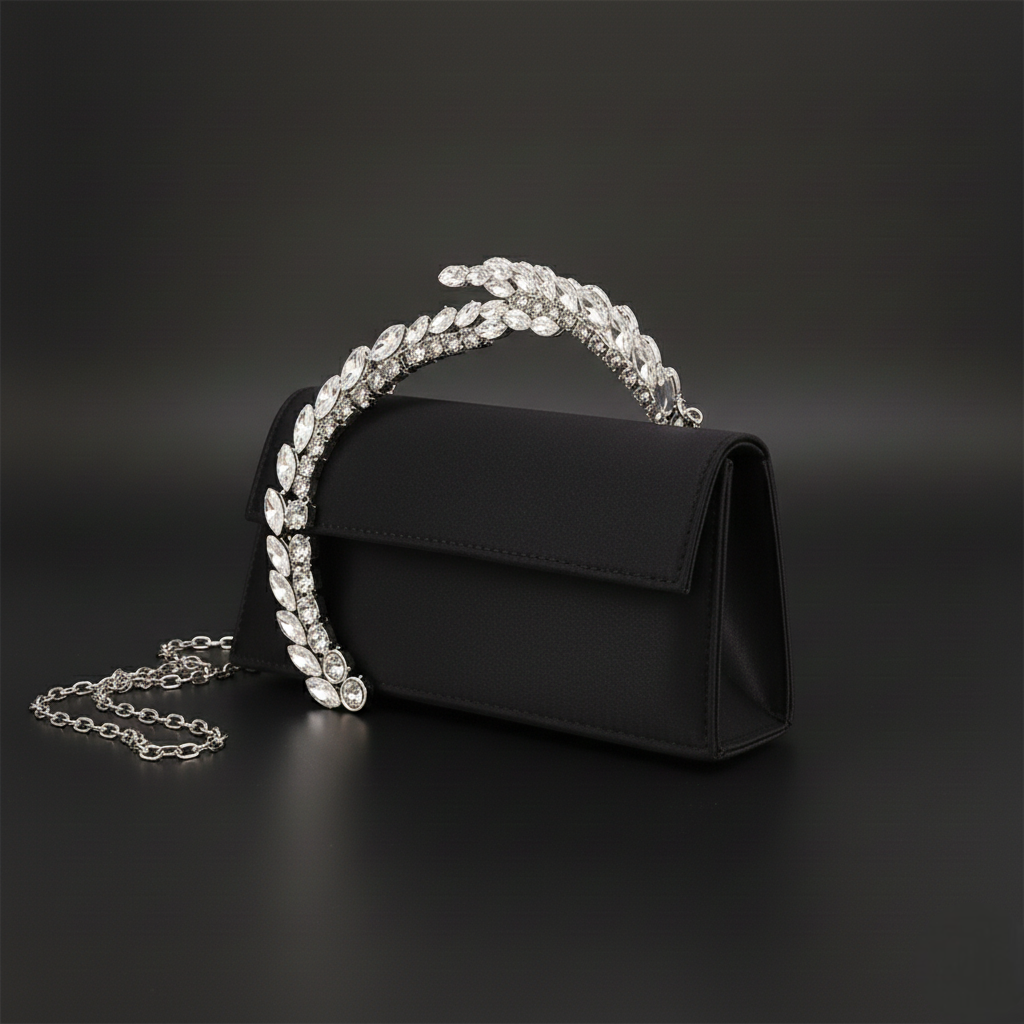 The Aurora Crystal Clutch