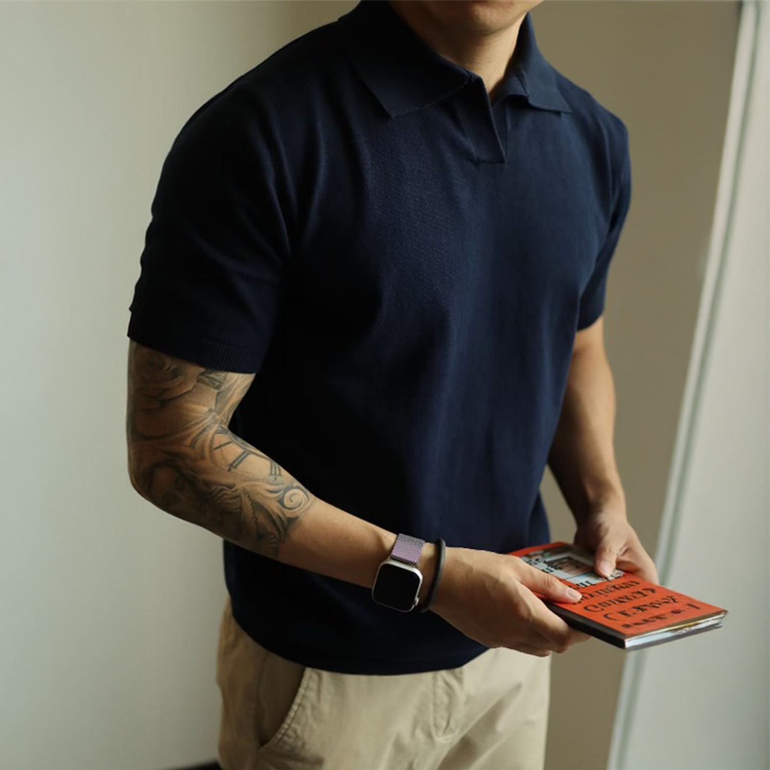 The Midnight Knit Polo