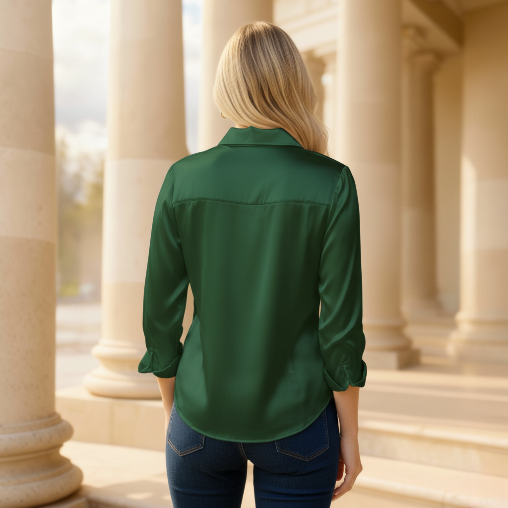 The Aurelia Satin Shirt