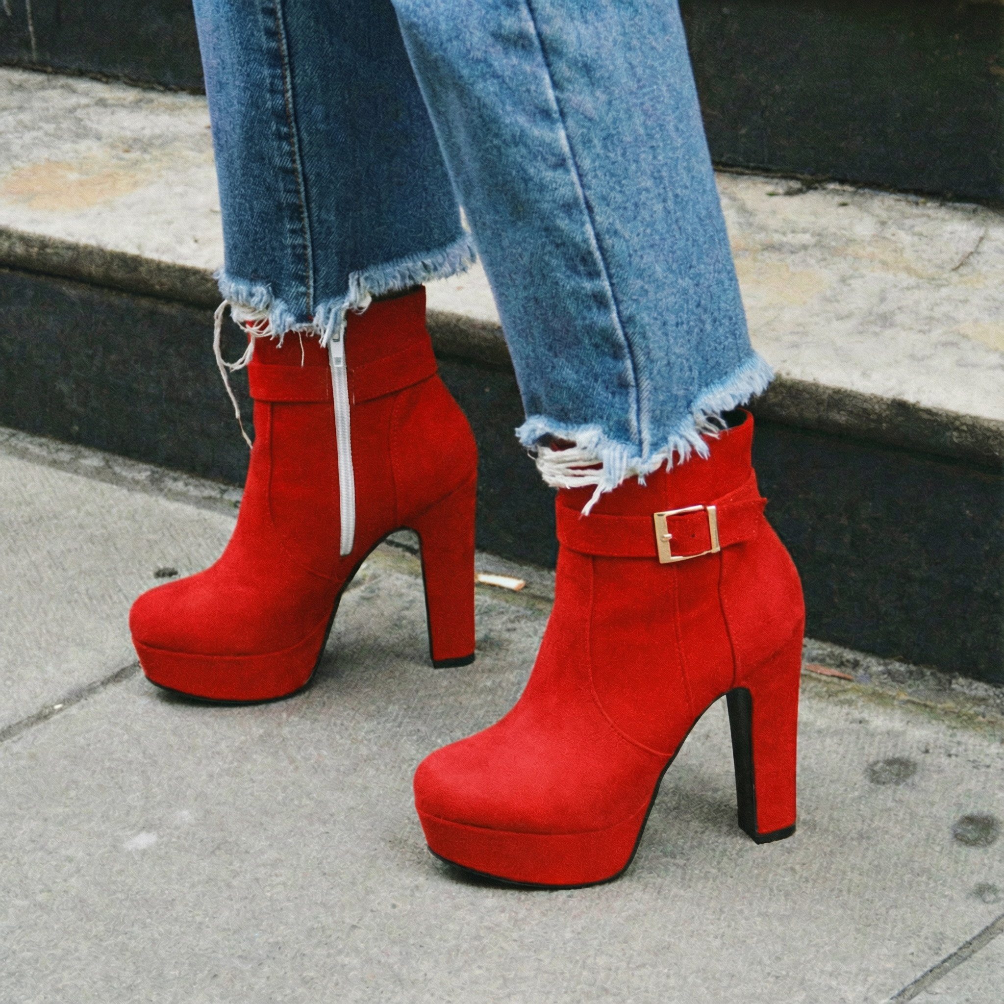 The Natasha Buckle Boot