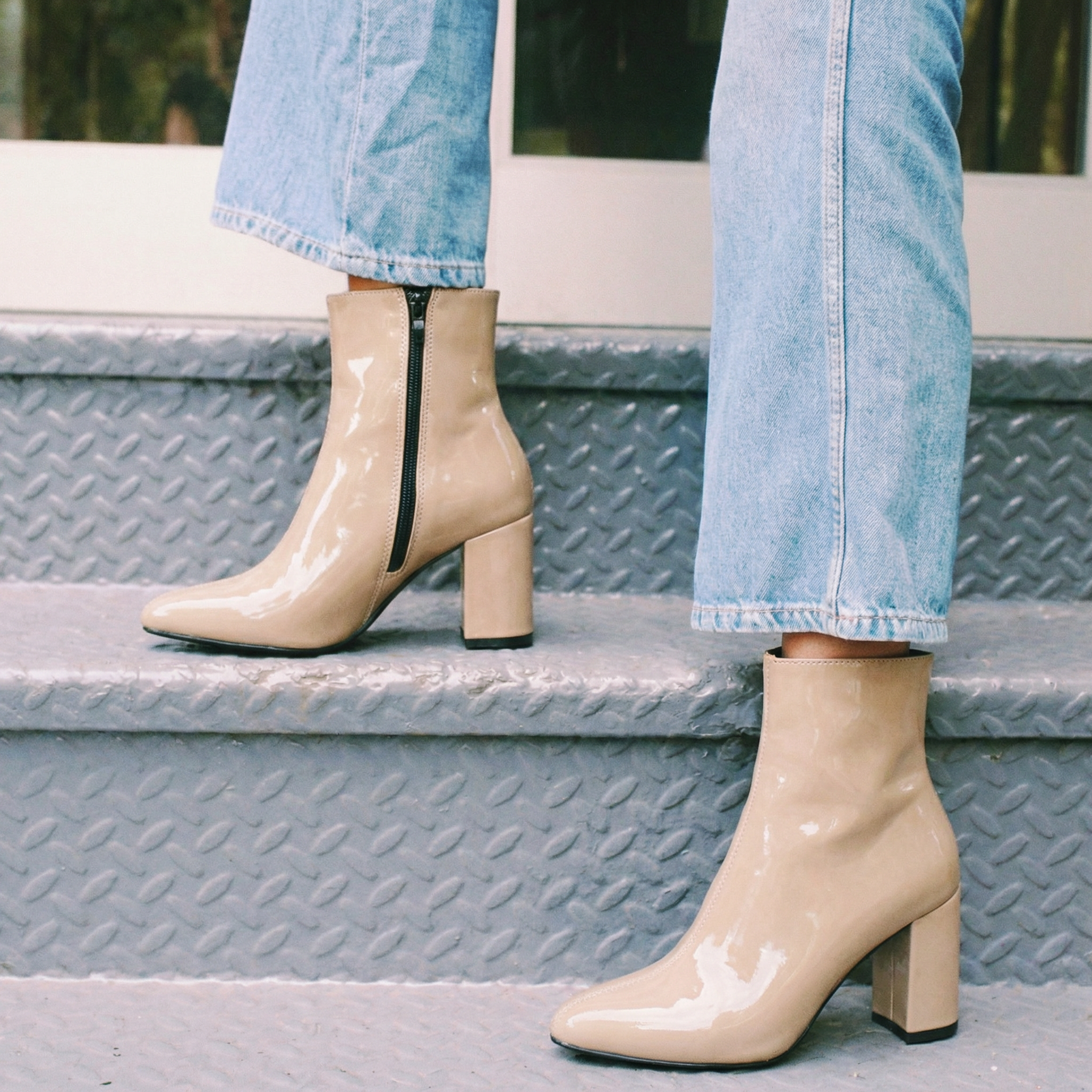 Downtown Patent Boots