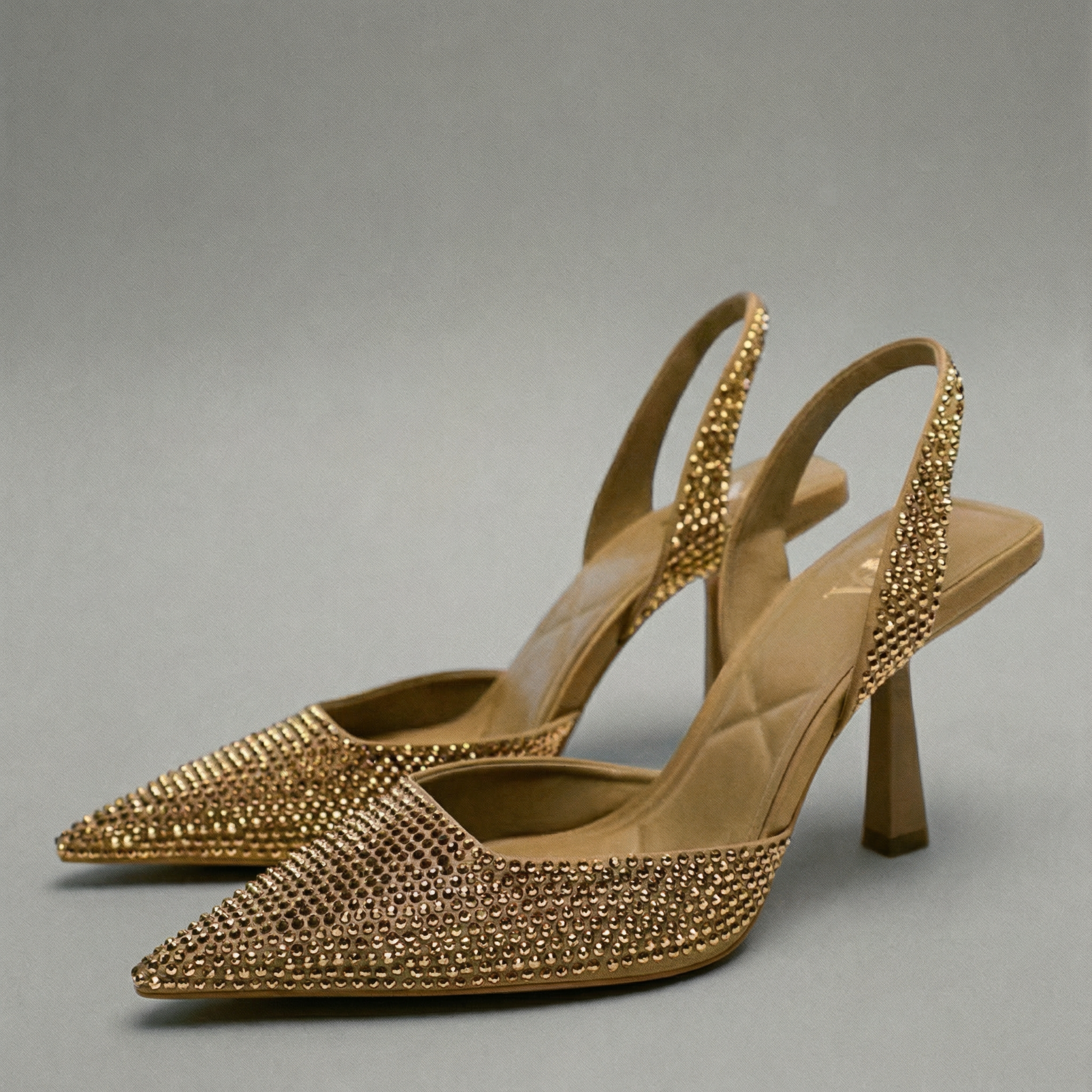 The Sabrina Diamond Slingback Heels