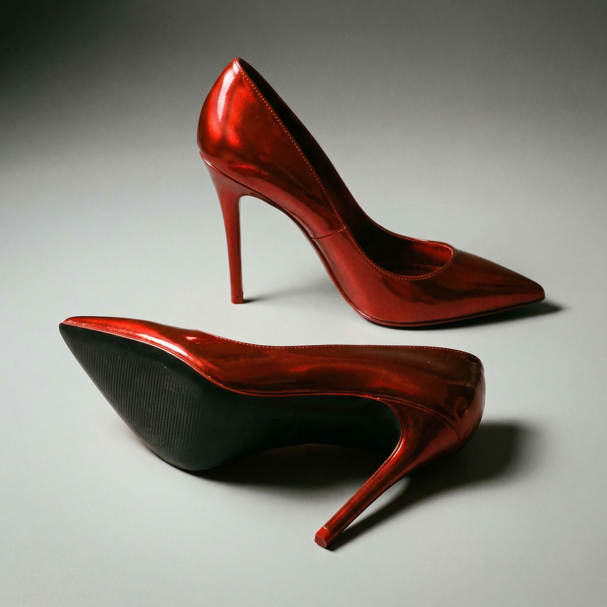 Scarlet Stiletto Pumps