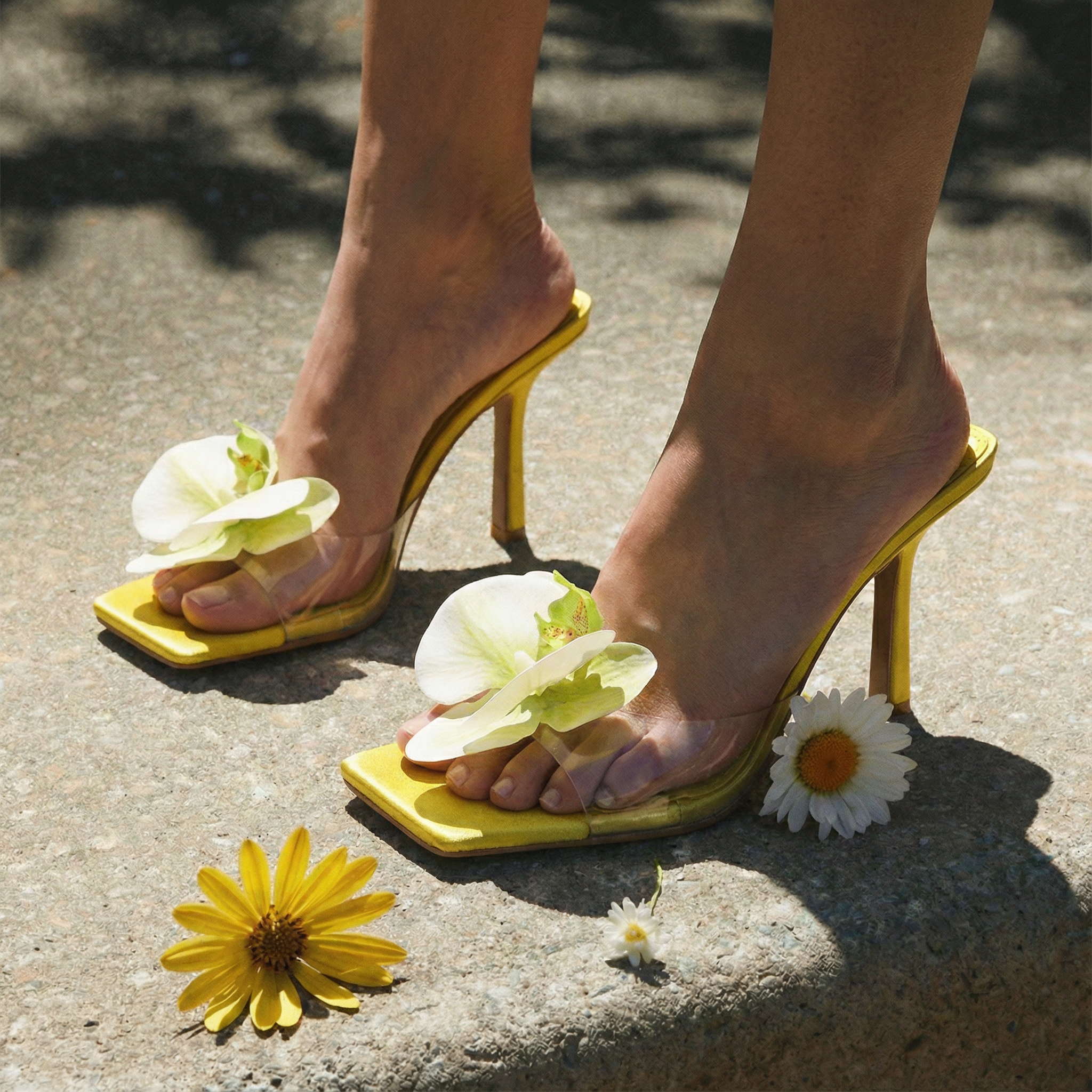 The Dahlia Bloom Heels