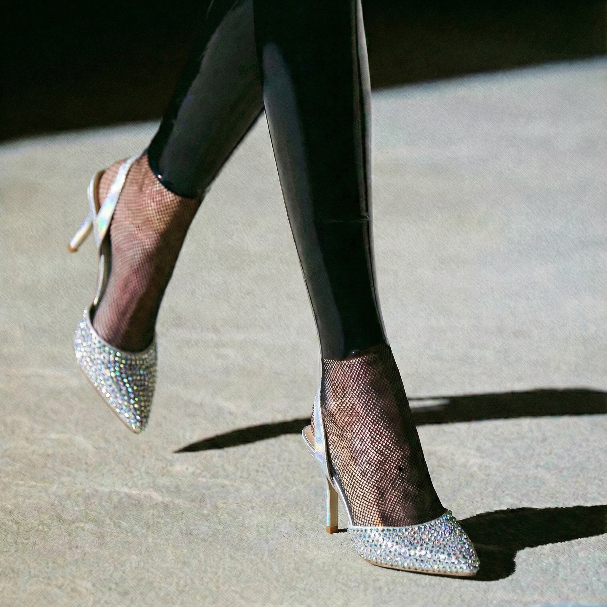 The Diamond Slingback Heels