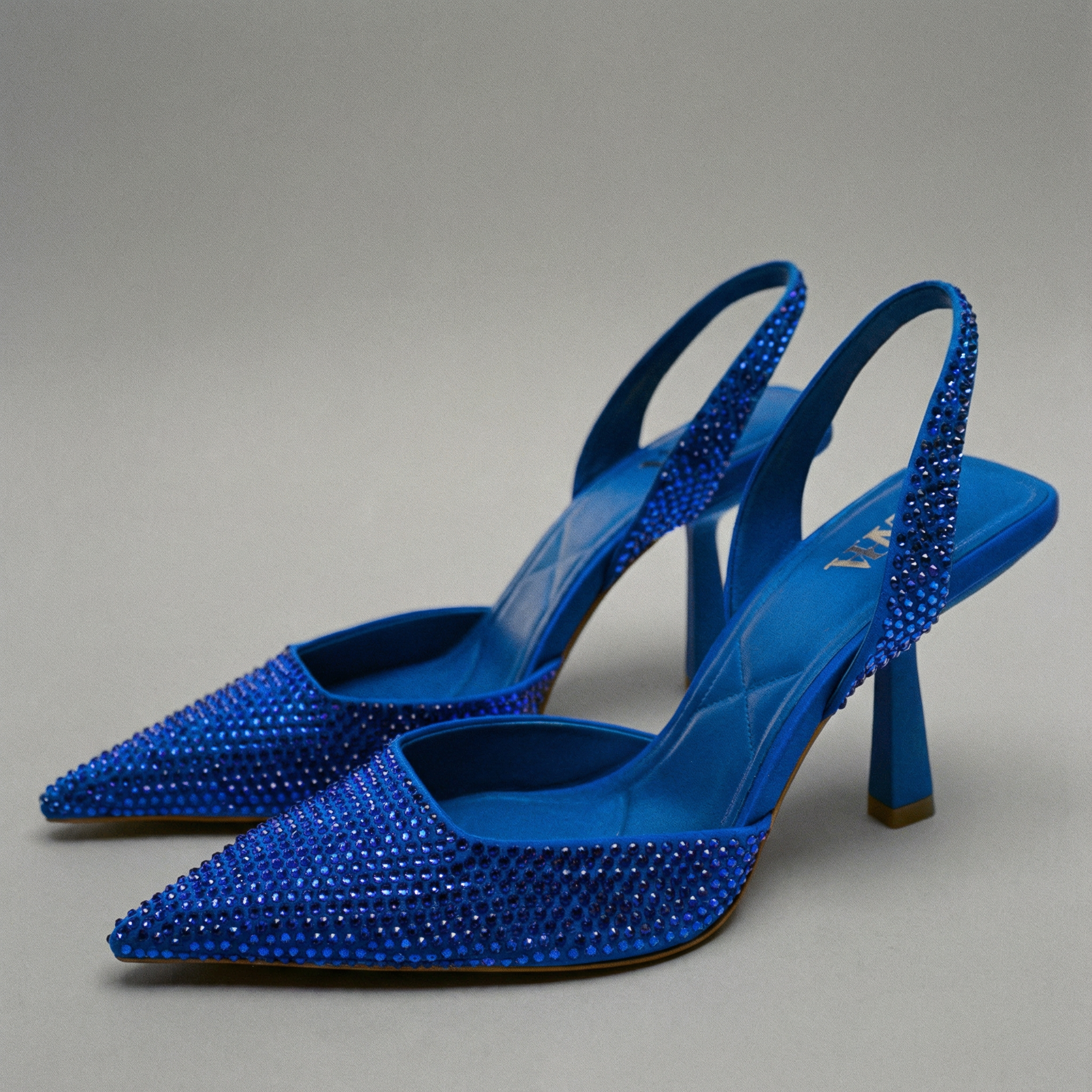 The Sabrina Diamond Slingback Heels