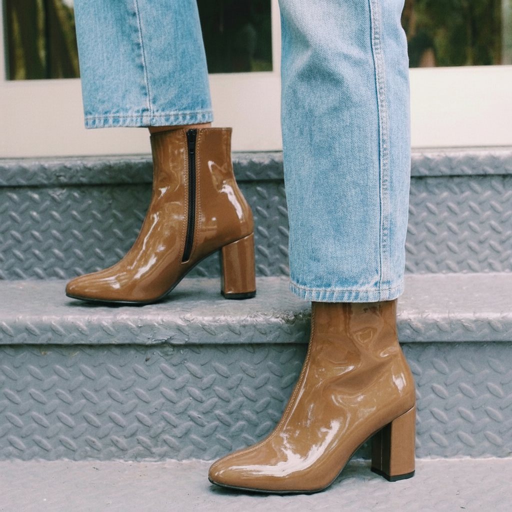 Downtown Patent Boots