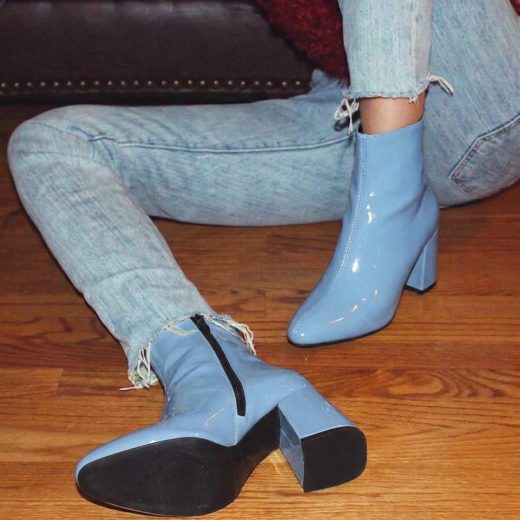 Downtown Patent Boots