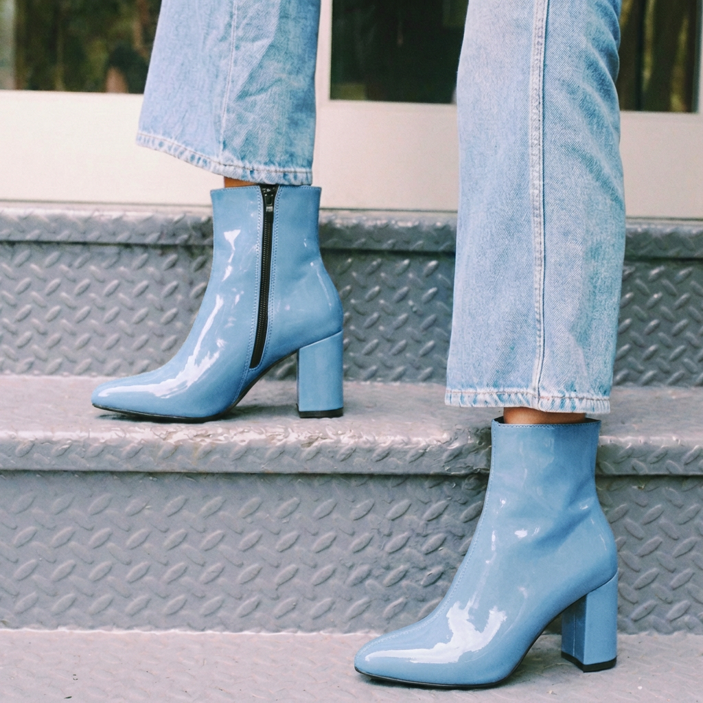 Downtown Patent Boots