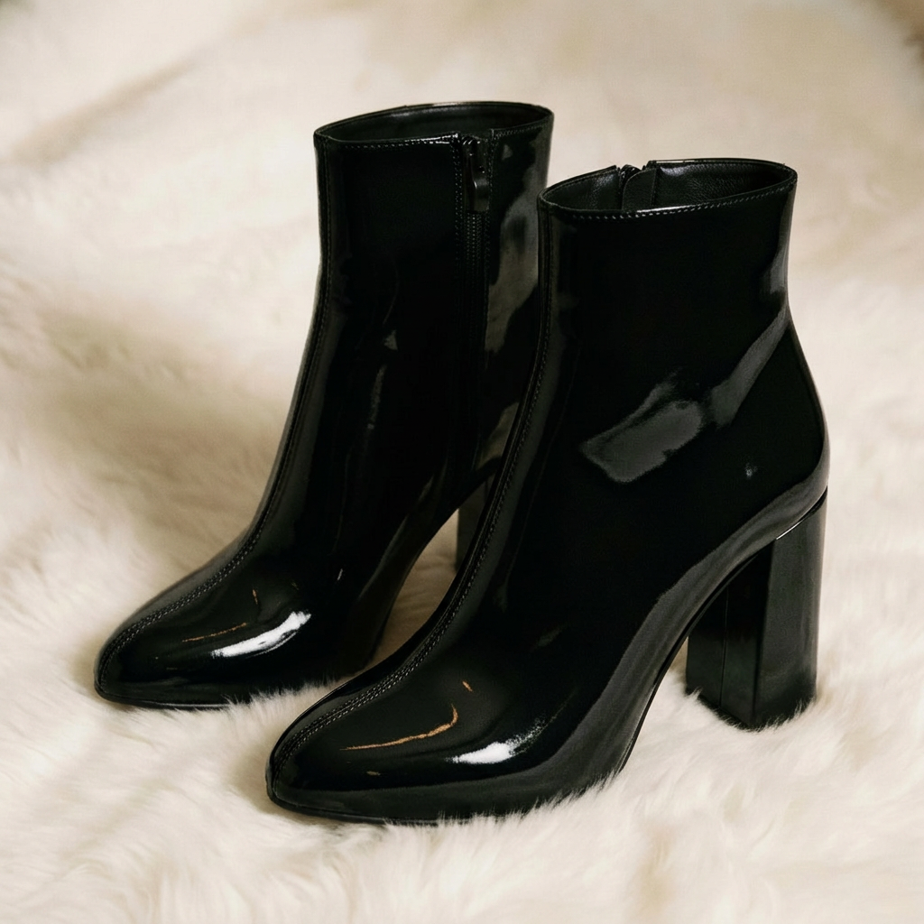 Downtown Patent Boots