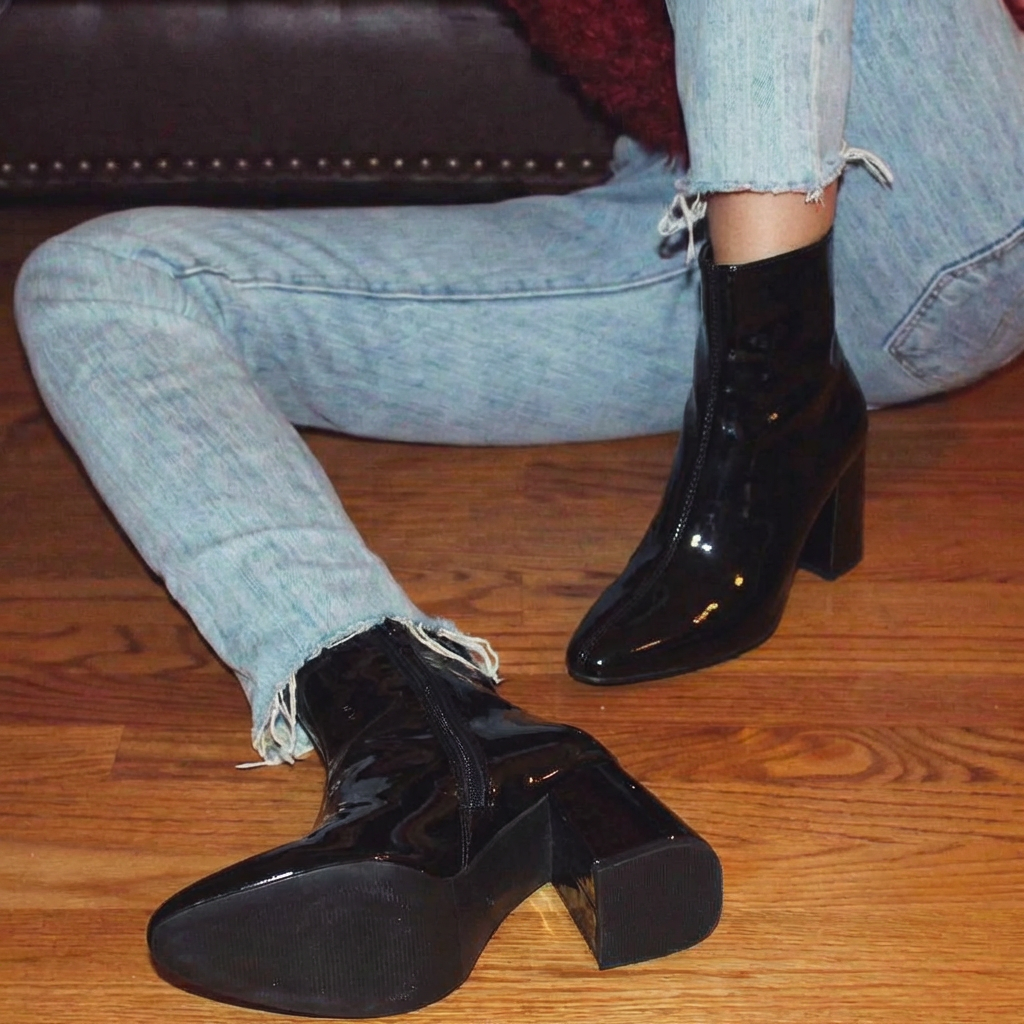 Downtown Patent Boots