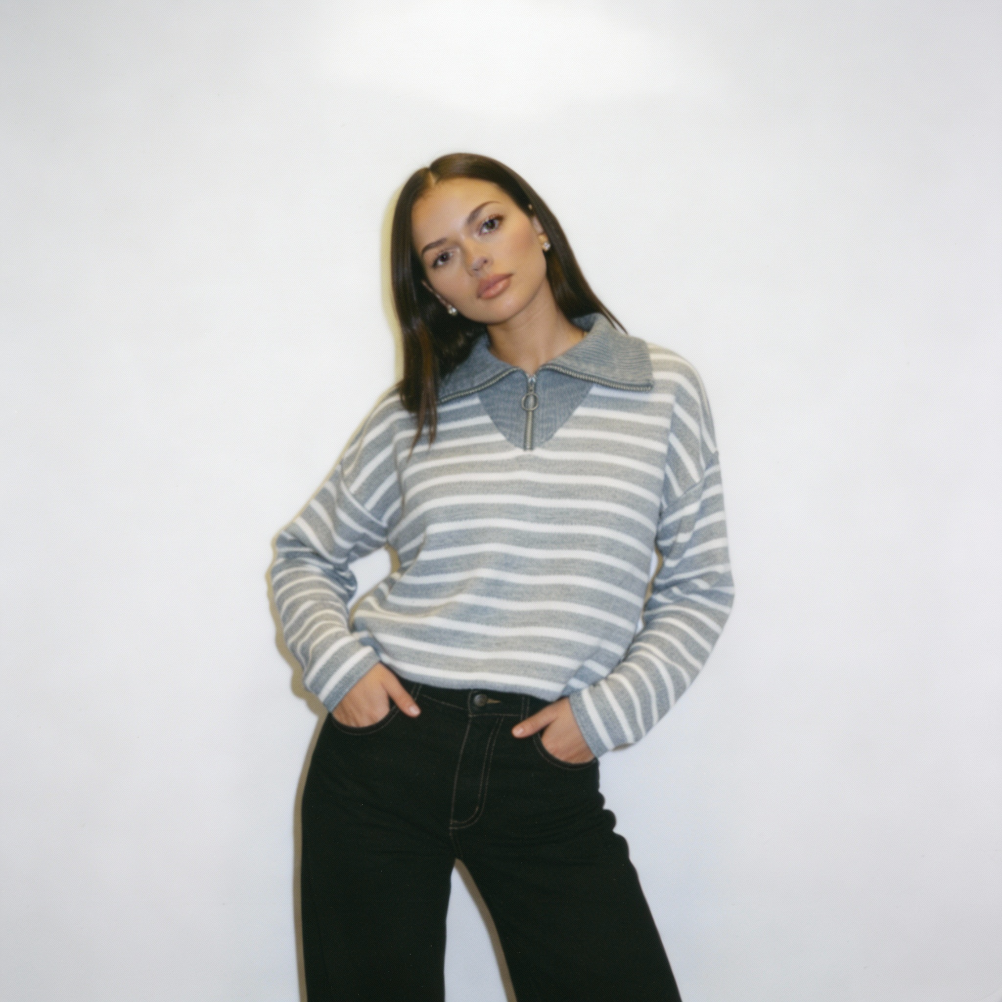 The Amalfi Quarter-Zip Knit Sweater