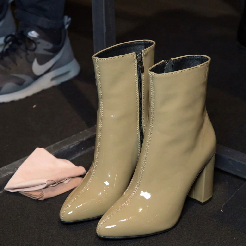 Downtown Patent Boots