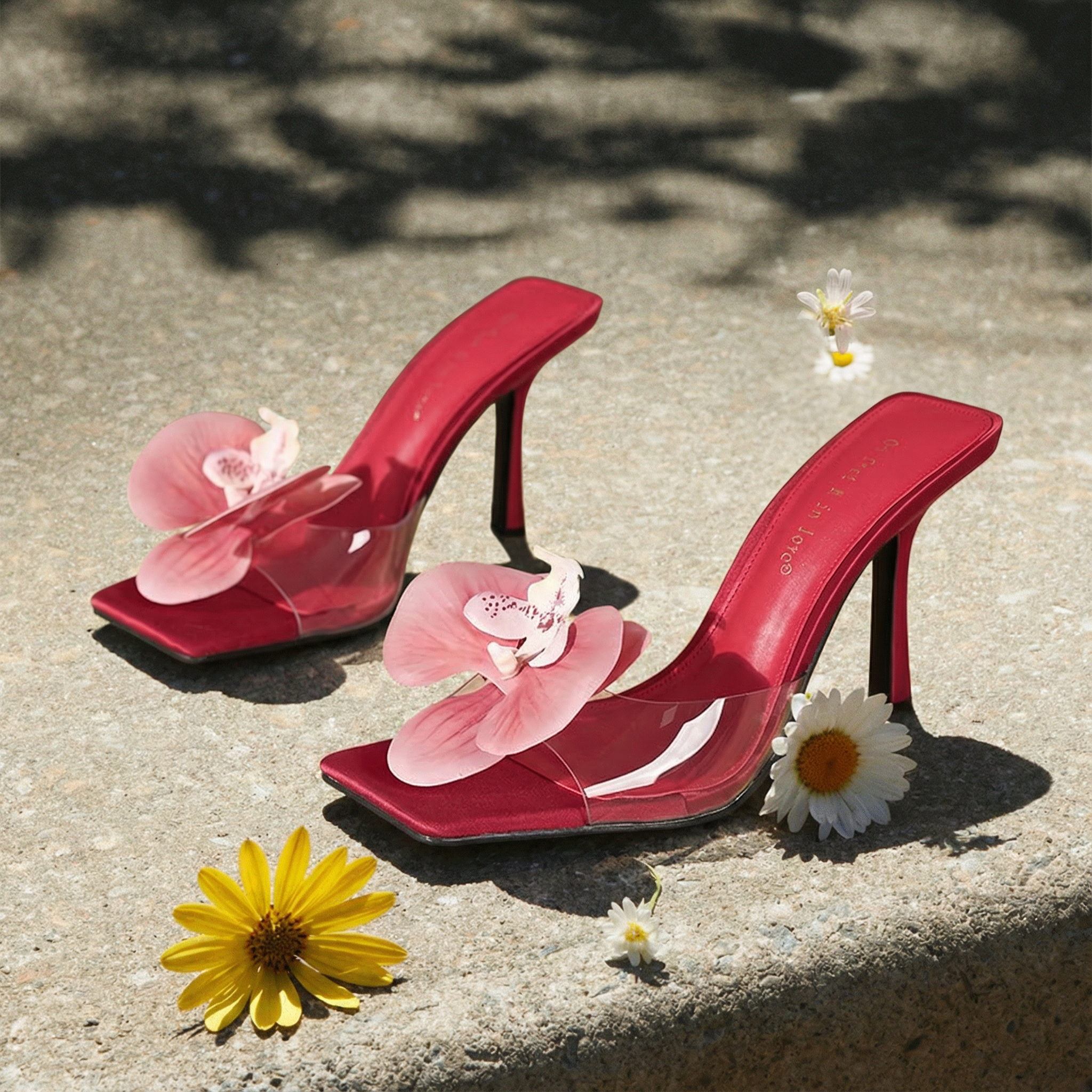 The Dahlia Bloom Heels