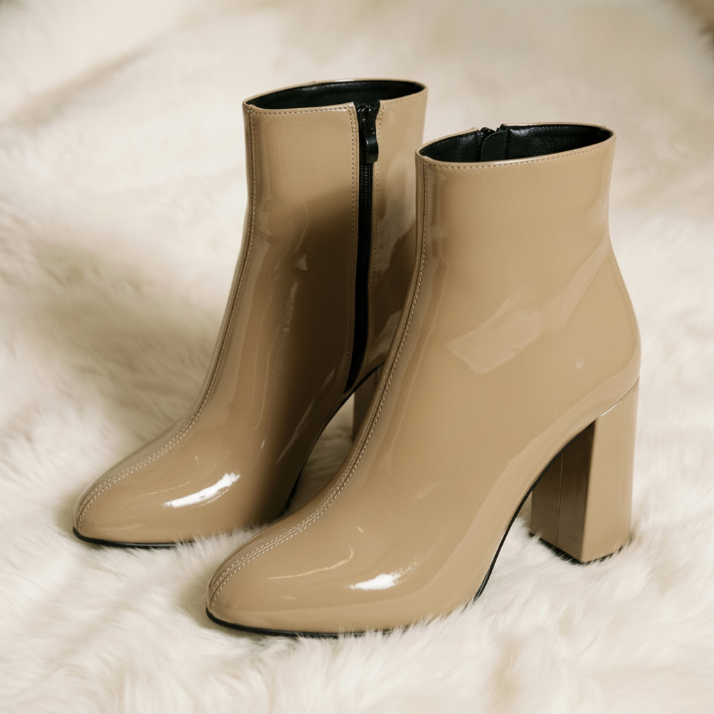 Downtown Patent Boots