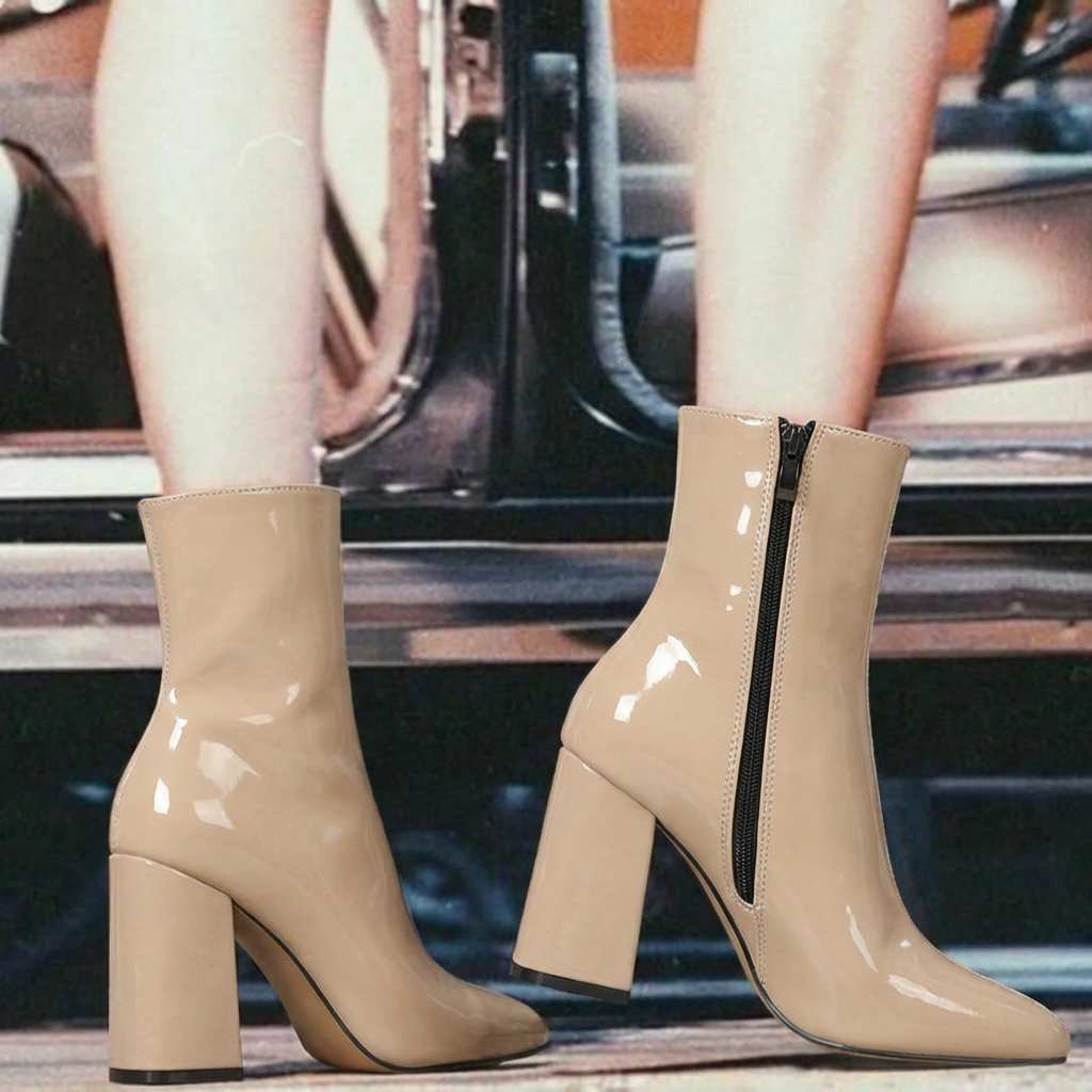 Downtown Patent Boots