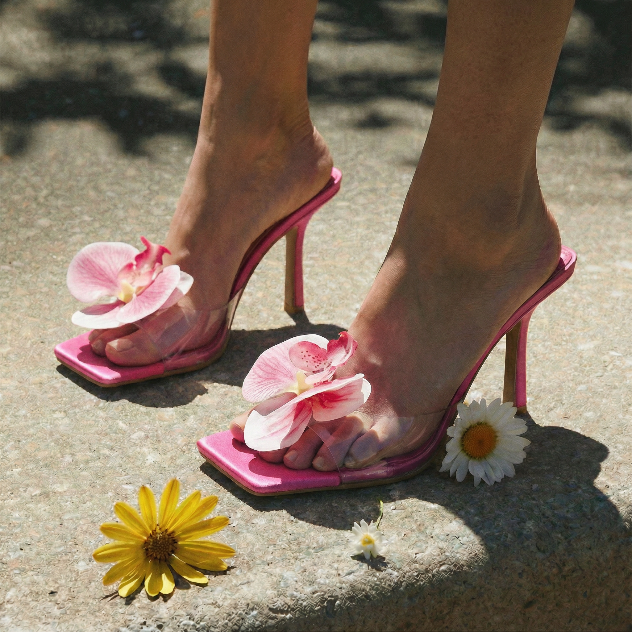 The Dahlia Bloom Heels