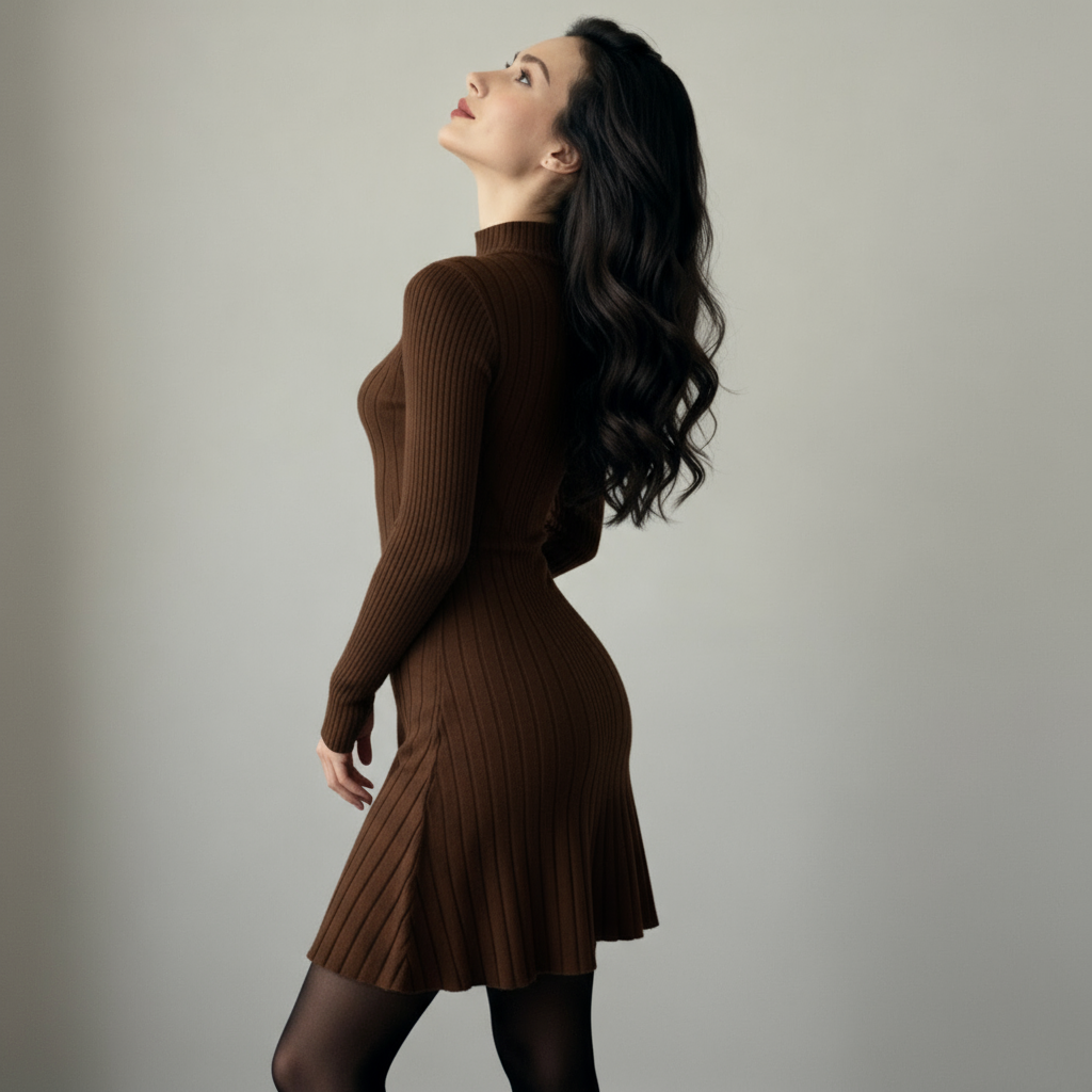 The Aria Rib Mini Dress