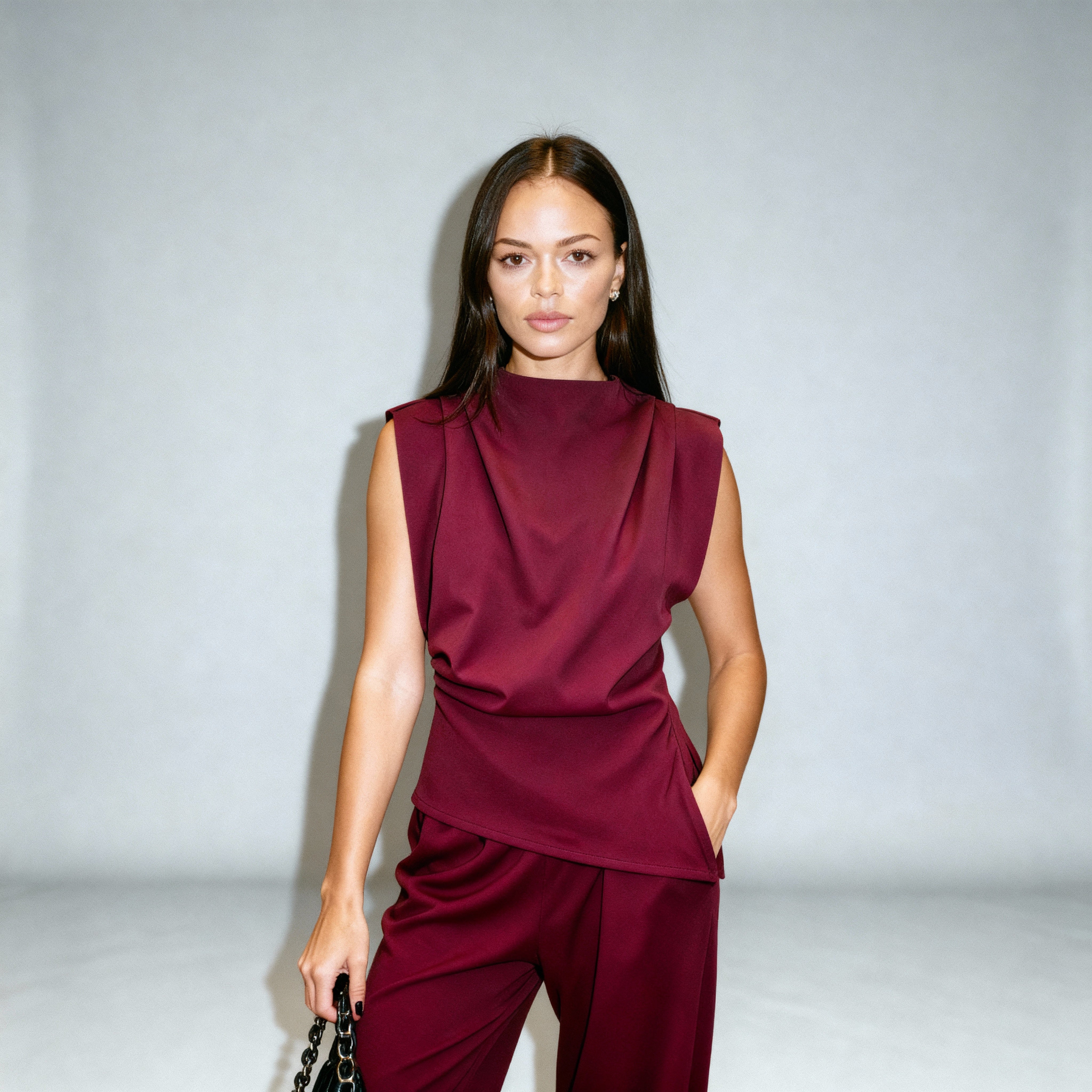 Milano Draped Sculpt Top