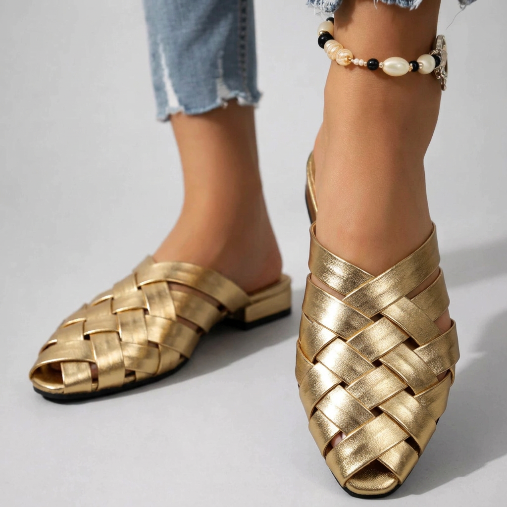 Verona Woven Flats