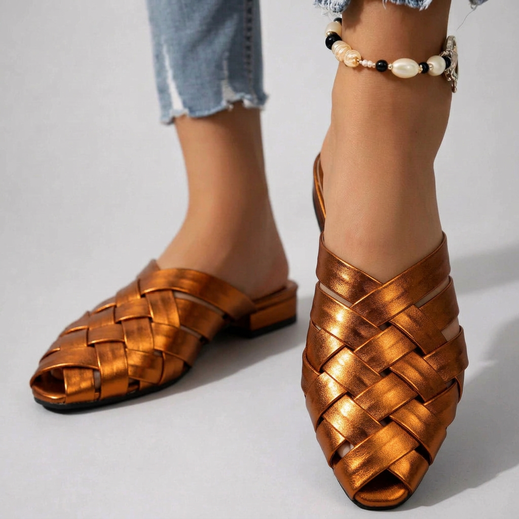 Verona Woven Flats
