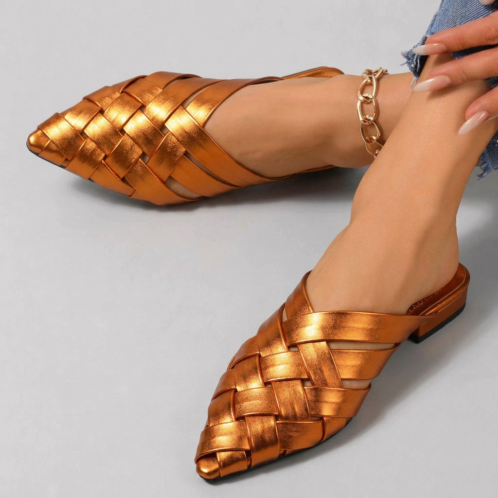 Verona Woven Flats