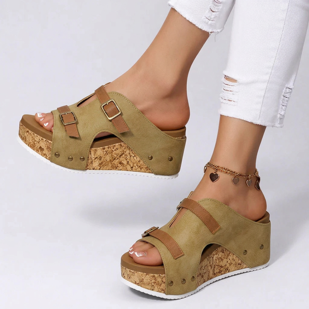 The Amalfi Platform Sandals
