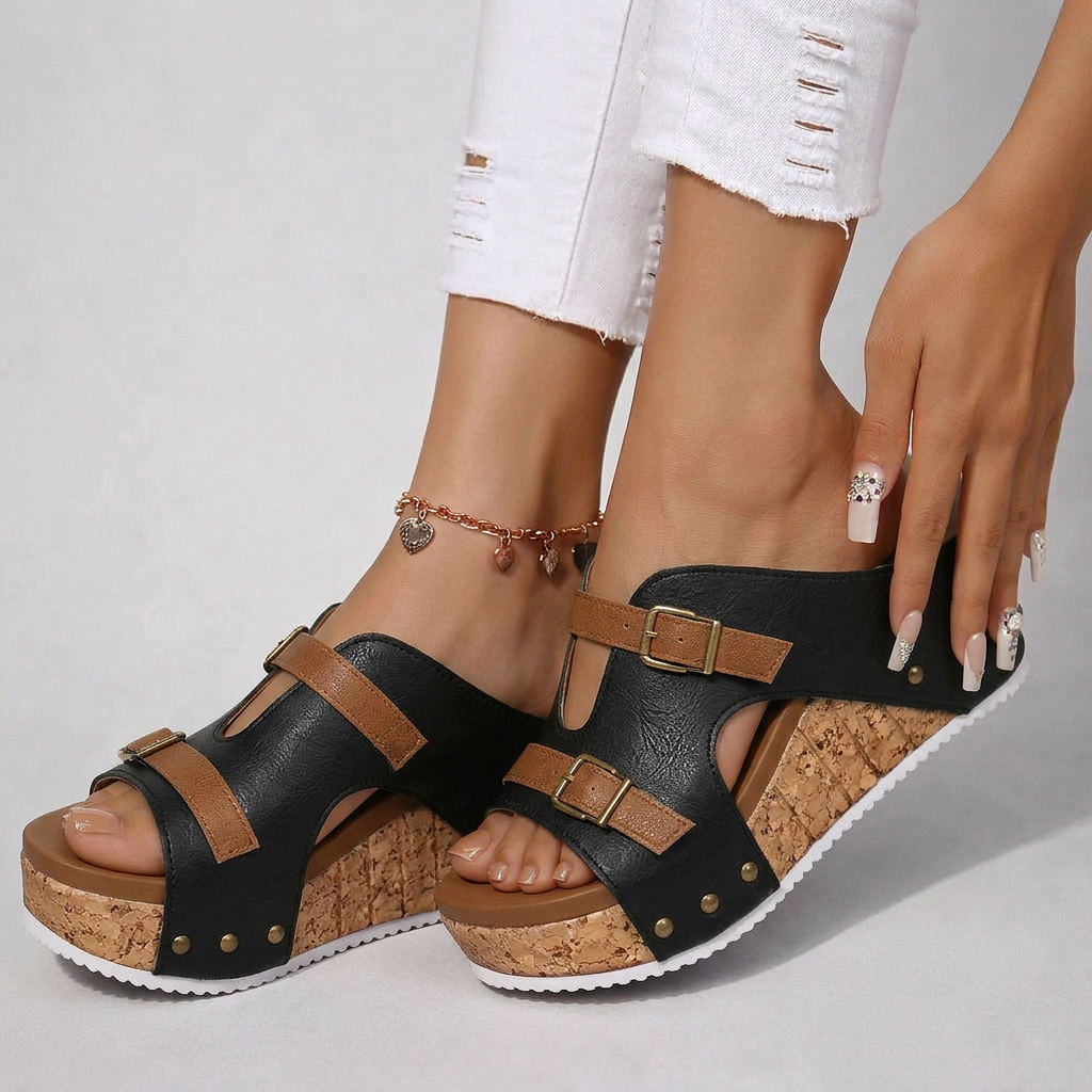 The Amalfi Platform Sandals