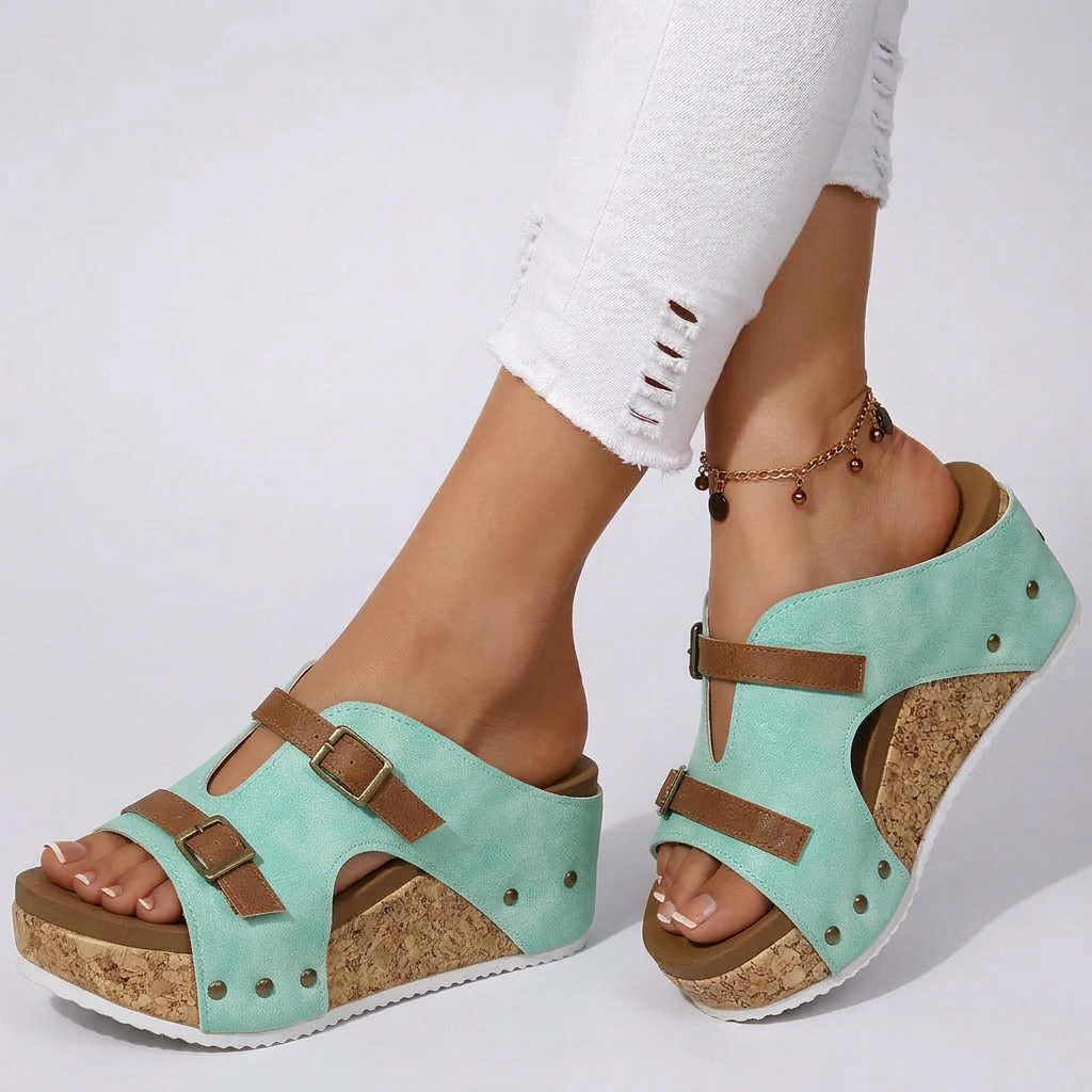 The Amalfi Platform Sandals