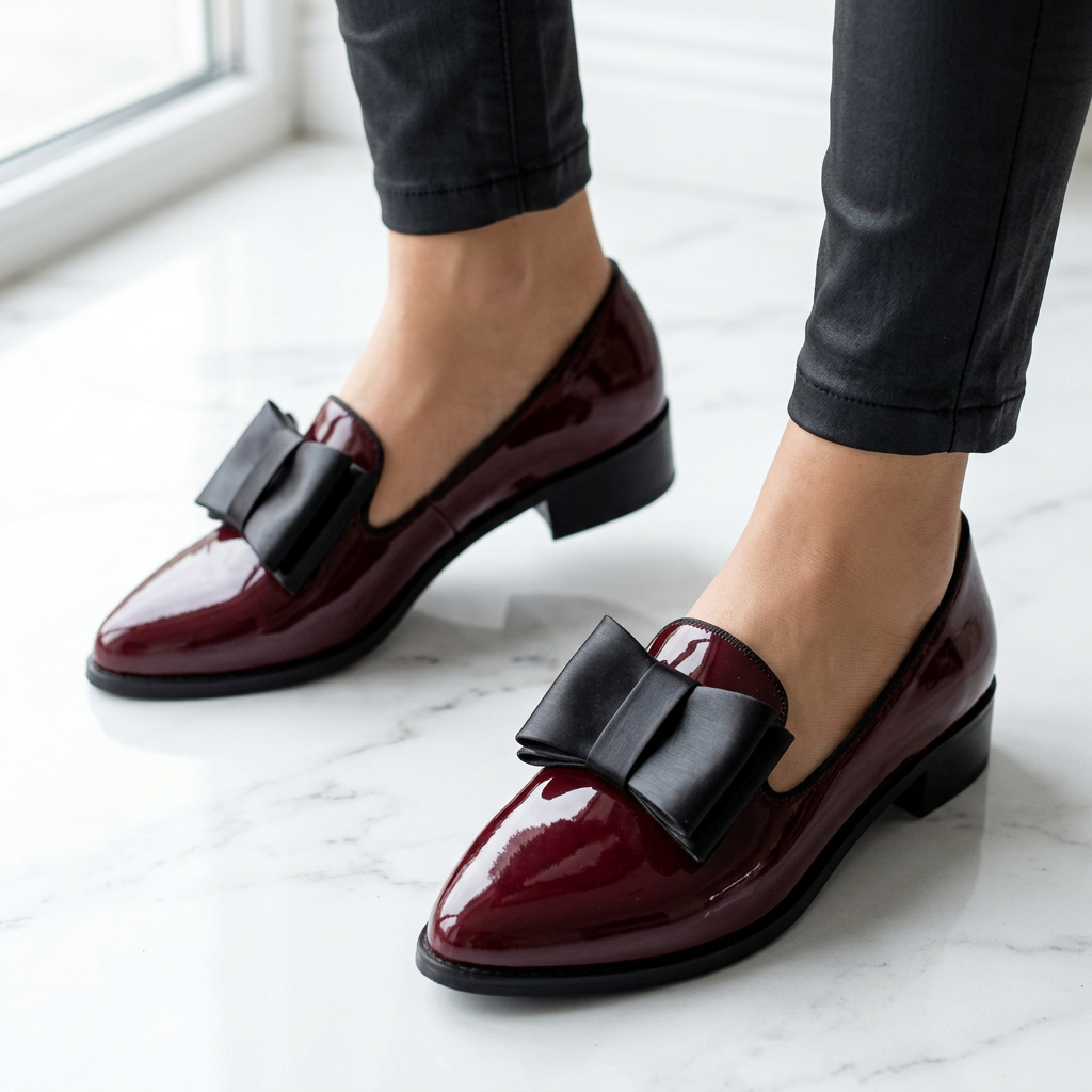 Scarlett Bow Loafers