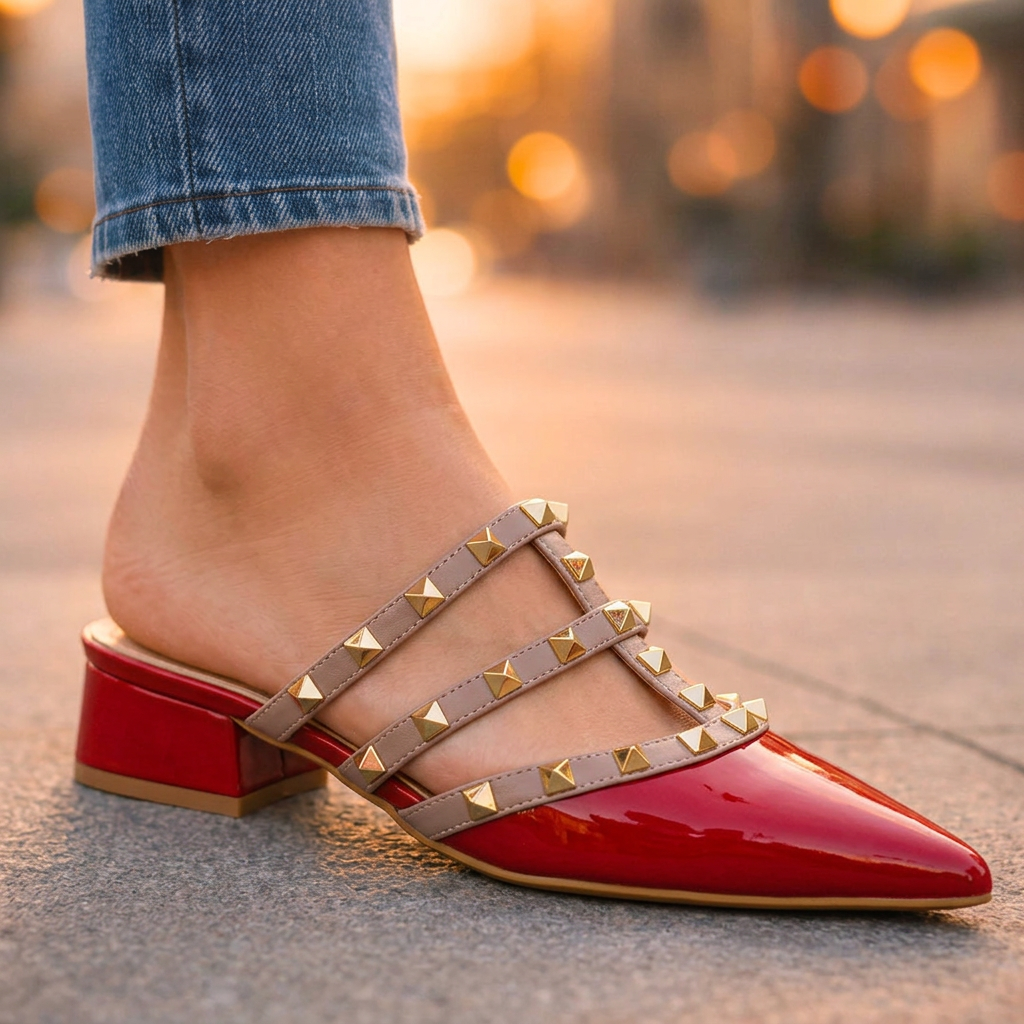 Valentine Studded Sandal
