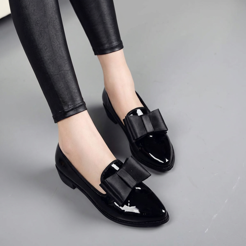Scarlett Bow Loafers