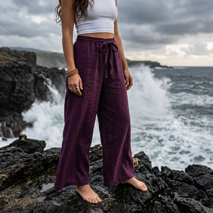 The Santorini Linen Pants