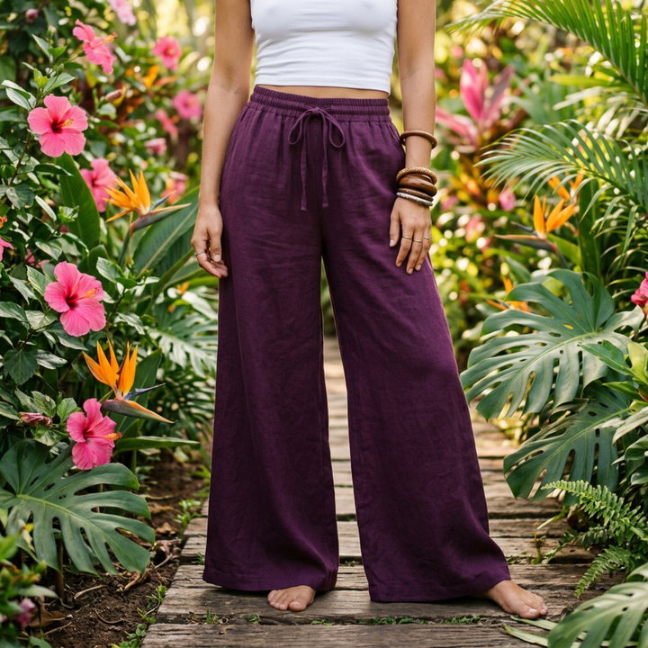 The Santorini Linen Pants
