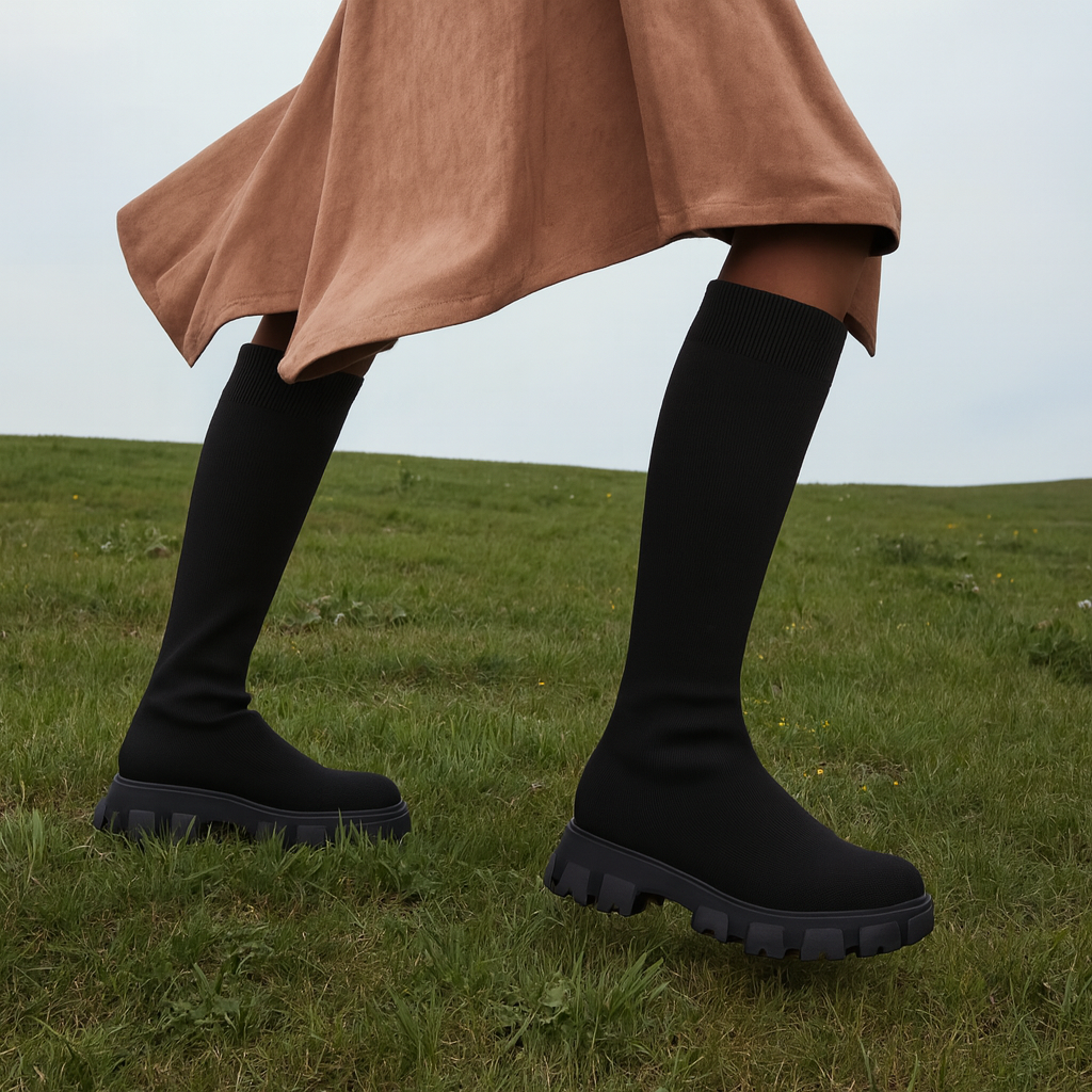 The Verdeon Knit Boots