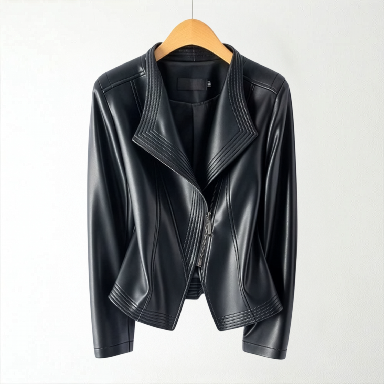 Clarisa Lambskin Leather Jacket