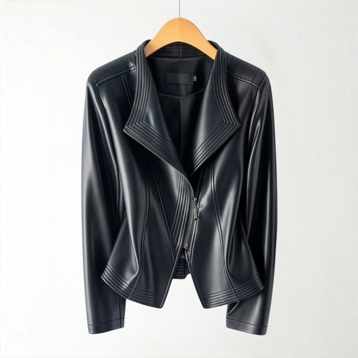 Clarisa Lambskin Leather Jacket