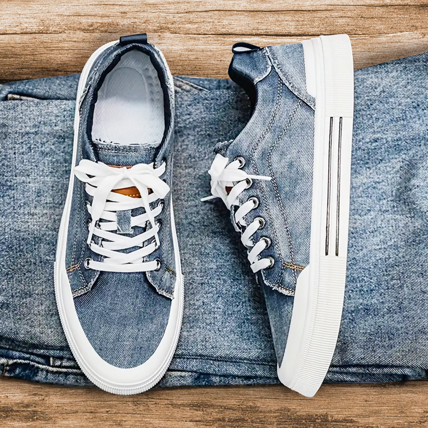 The Downtown Denim Sneakers