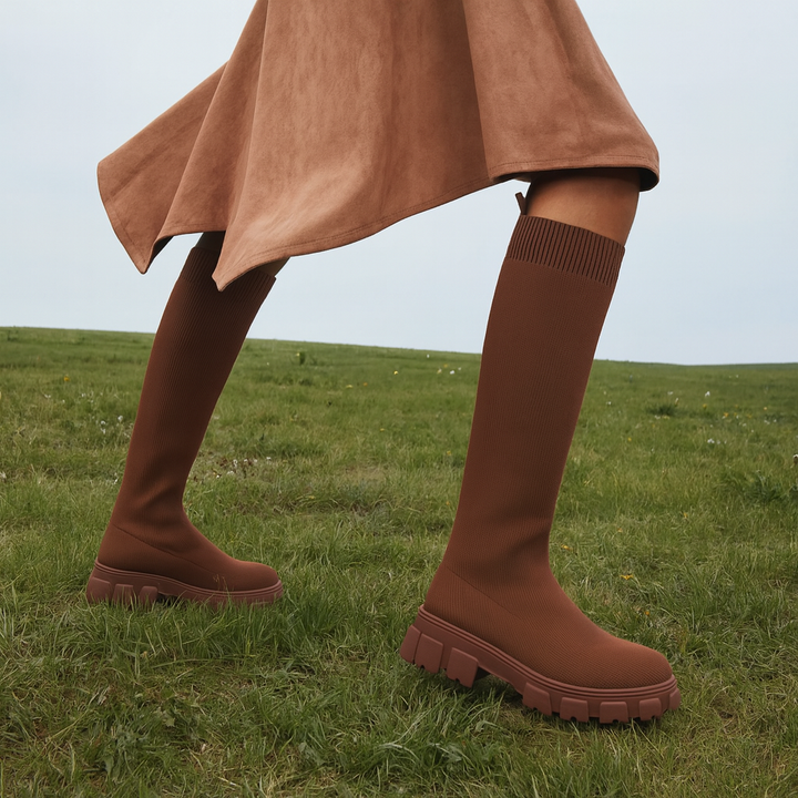 The Verdeon Knit Boots