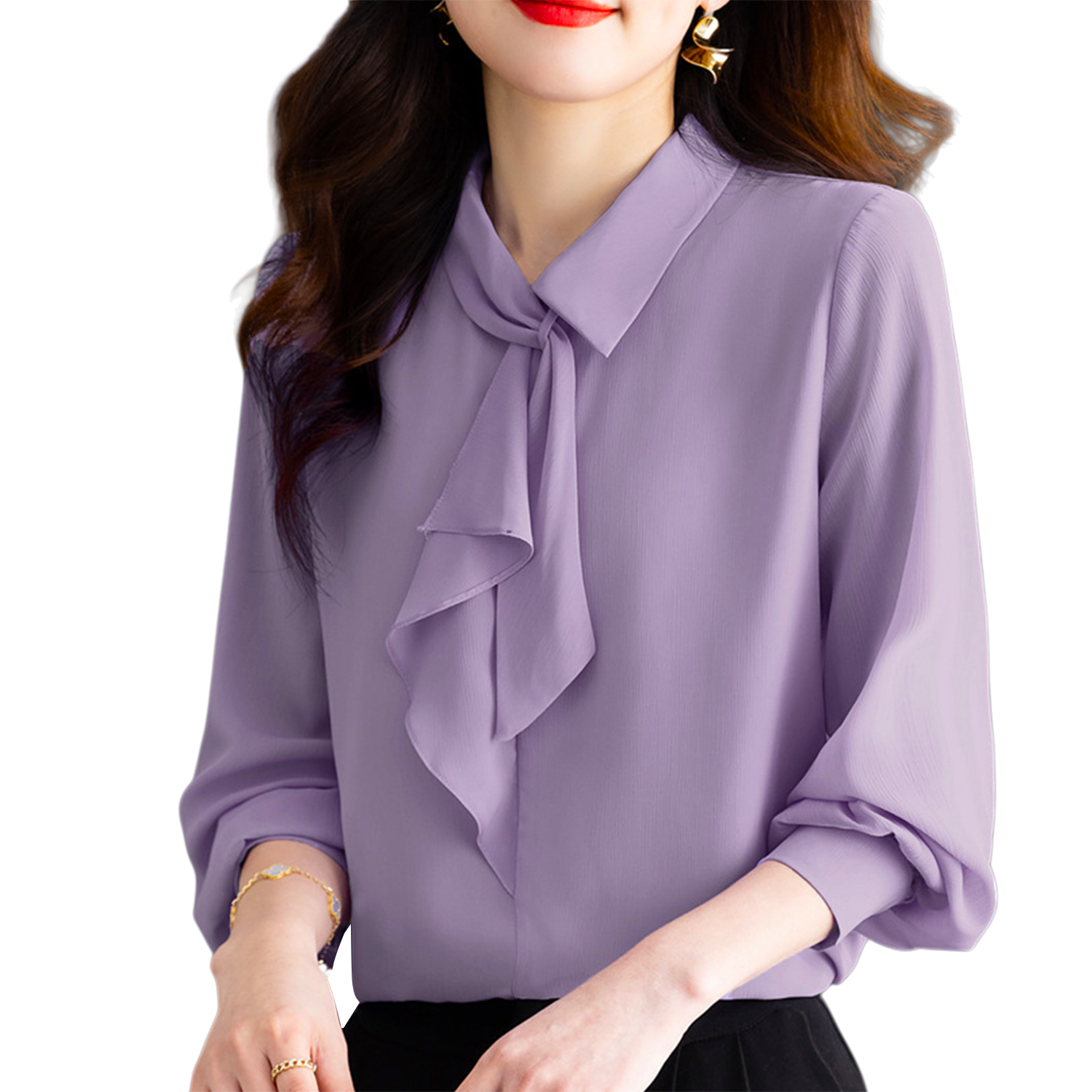 The Florence Ruffle Tie Blouse