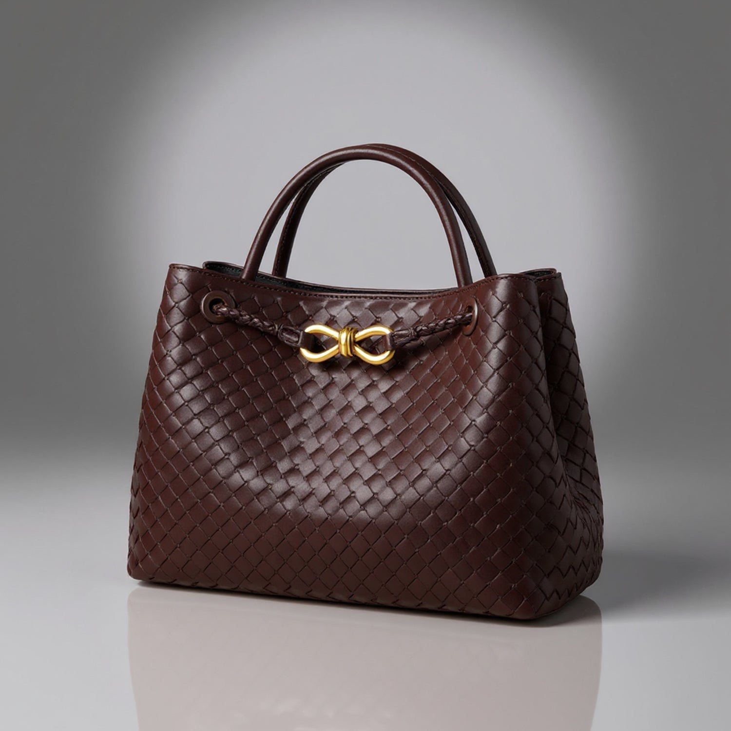 Valentina Woven Handle Bag